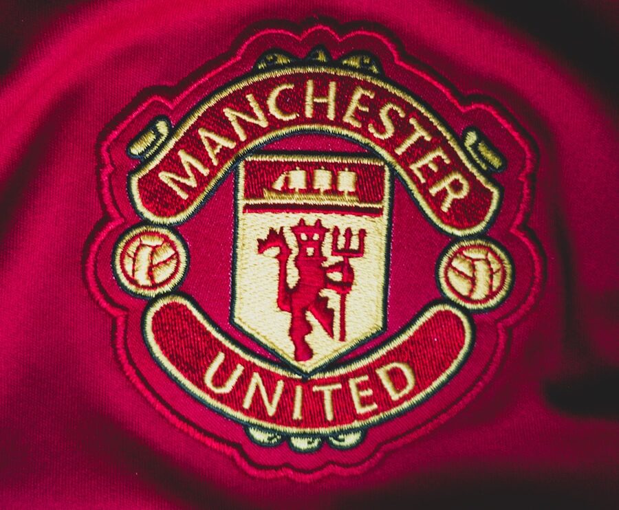 red Manchester United shirt